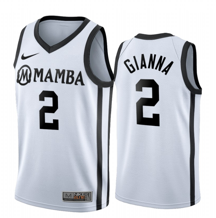 Men NCAA Mamba GIGI #2 Gianna white jerseys->chicago bulls->NBA Jersey